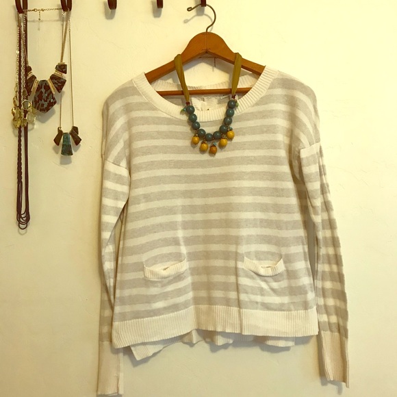 Banana Republic Sweaters - Banana Republic sailor striped sweater